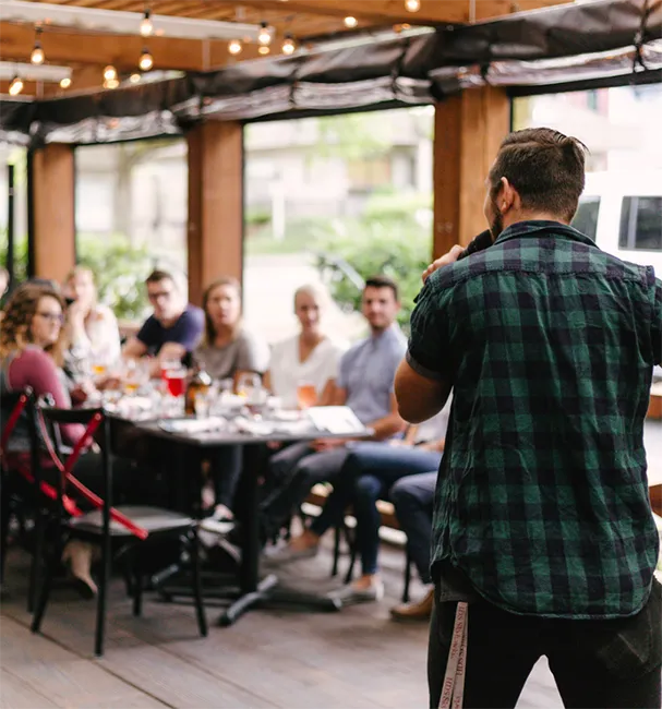 Séminaire d'entreprise dans un restaurant, organisé par Event by Audrey